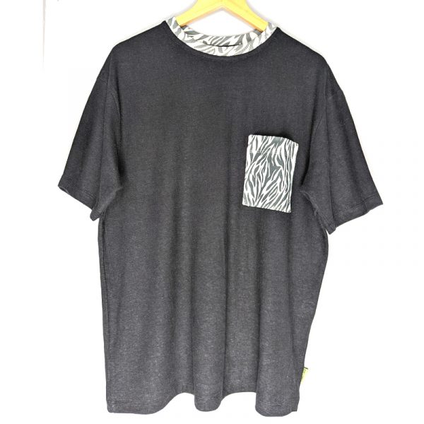 Zebra pocket hemp tee