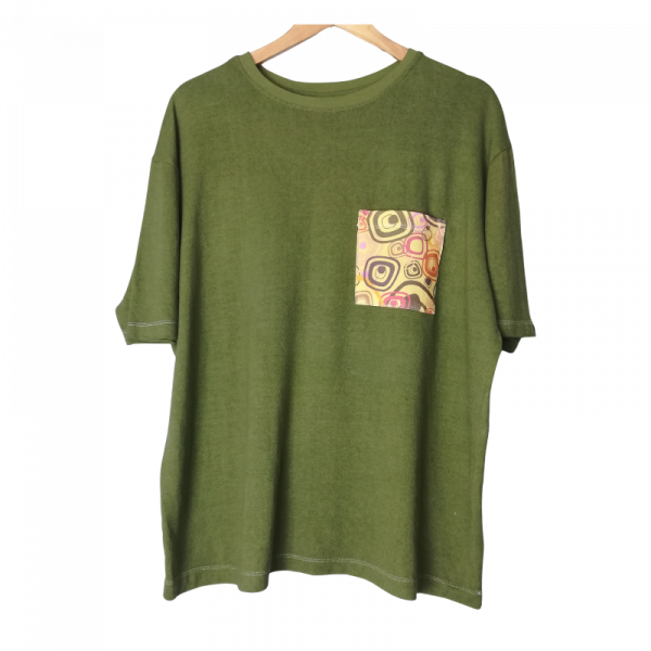 Green Retro Pocket Tee