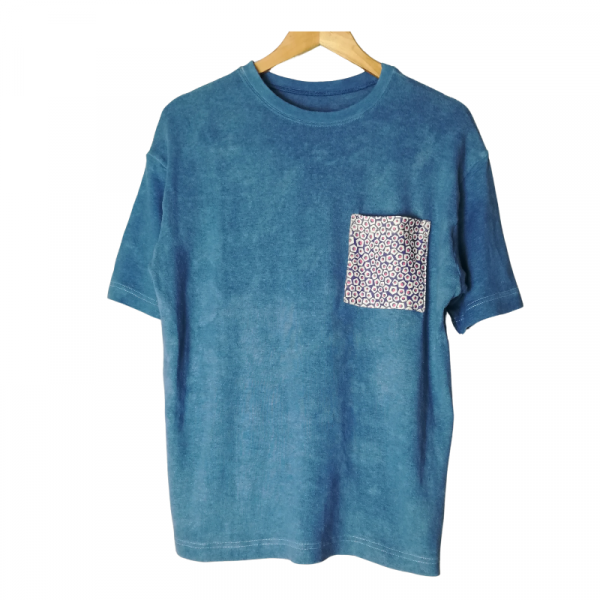 Blue jean hemp tee