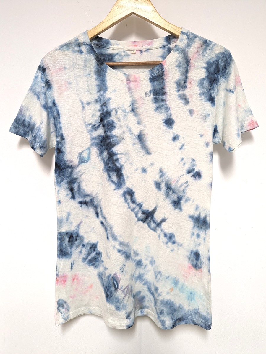 hemp cotton ice dyed tee